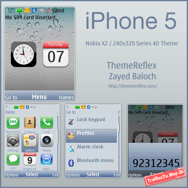 Theme s40 Phong Cách IPhone5